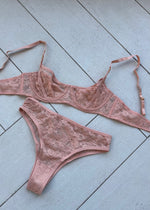 Fleurette Bra - Rose